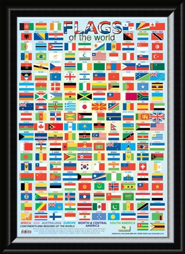 Framed Framed Fun with Flags - Flags of the World